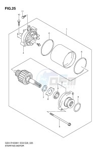 GSX-R1000 (E3-E28) drawing STARTING MOTOR