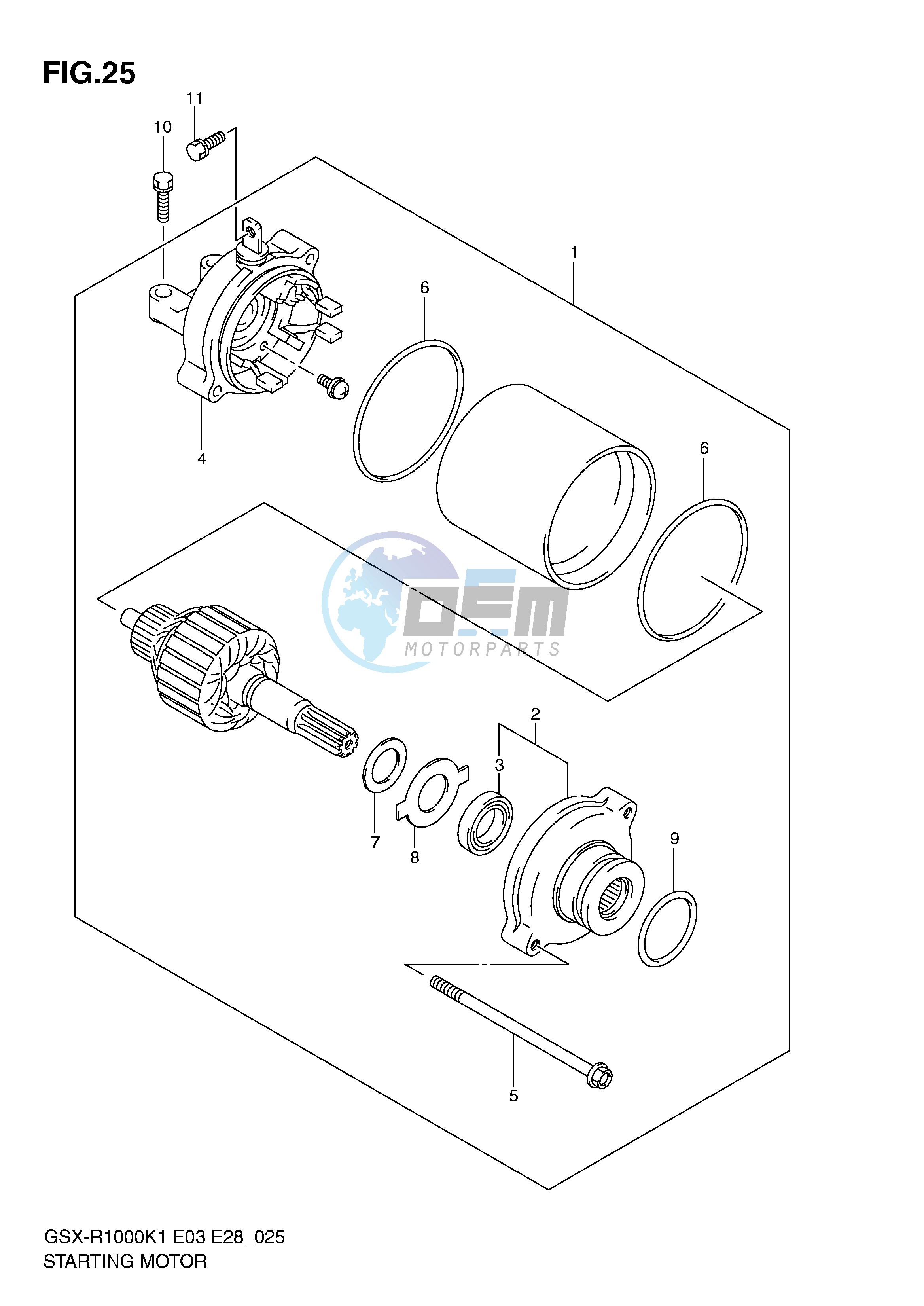 STARTING MOTOR