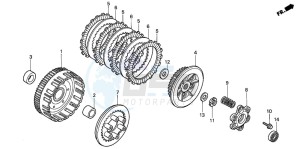 ANF125T drawing CLUTCH