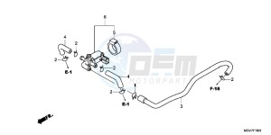 CBR600FAB CBR600F ABS E drawing AIR INJECTION CONTROL VALVE