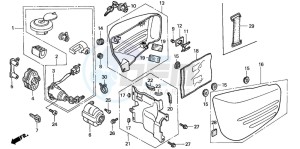 VT1100C3 drawing SIDE COVER/KEY SET