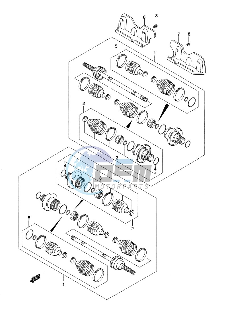 REAR DRIVE SHAFT