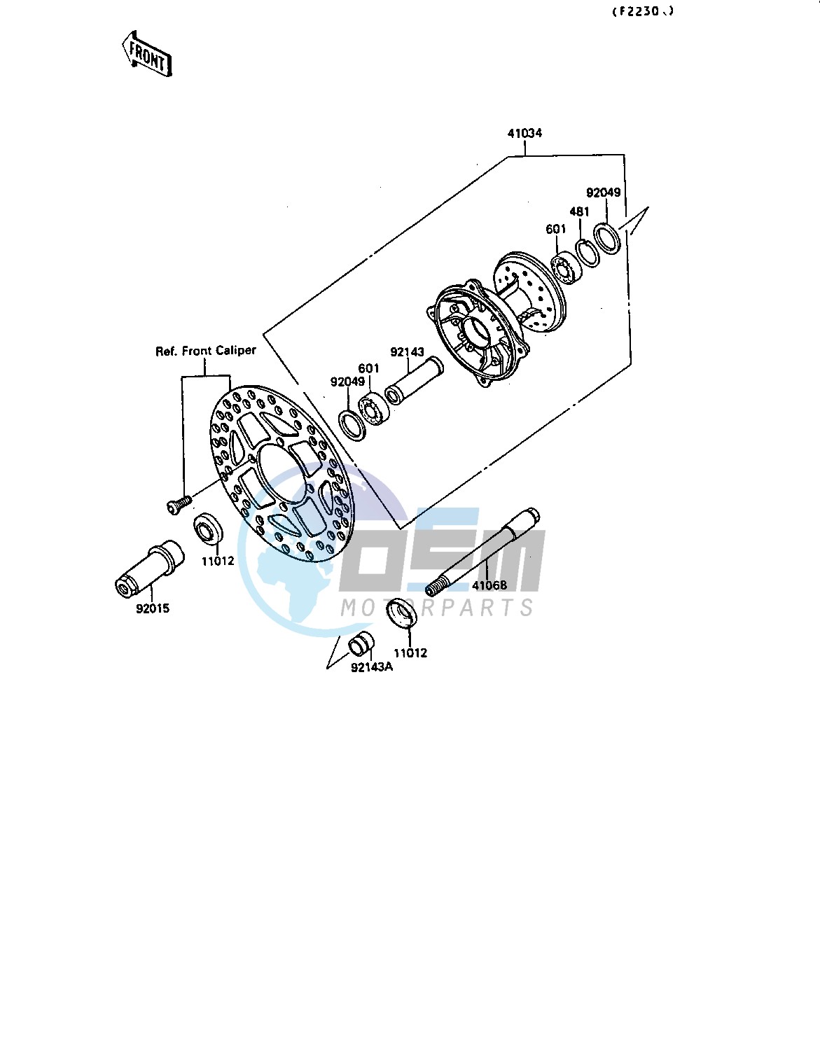 FRONT HUB