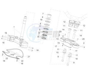 ETV Caponord 1200 USA USA drawing Steering