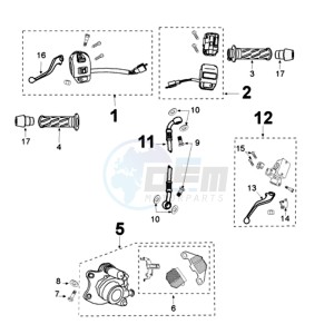 KISBEE RS drawing BRAKE SYSTEM