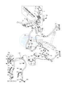 MTN1000 MT-10 MT-10 (B677) drawing FRONT MASTER CYLINDER