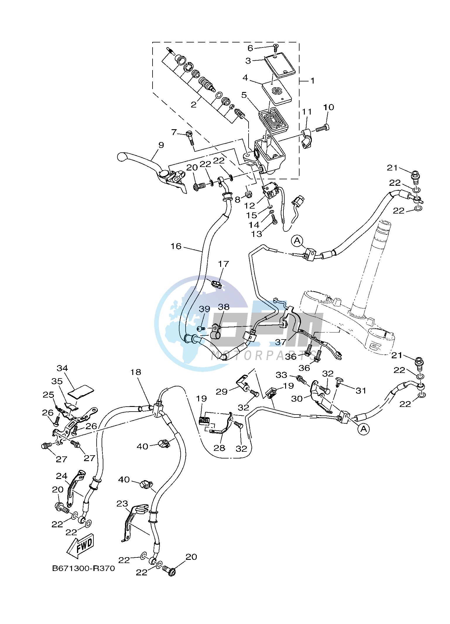 FRONT MASTER CYLINDER