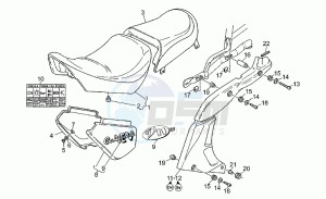 California 1100 EV (V11 EV Usa) EV (V11 EV Usa) drawing Saddles