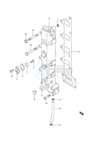 DF 60 drawing Exhaust Manifold