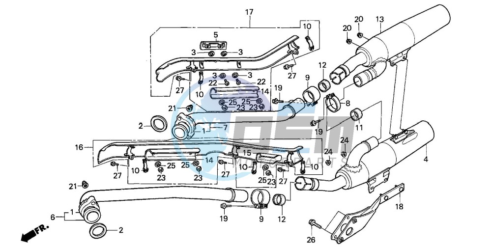 EXHAUST MUFFLER