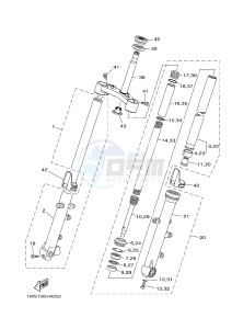 MT07 700 (1WSA) drawing FRONT FORK