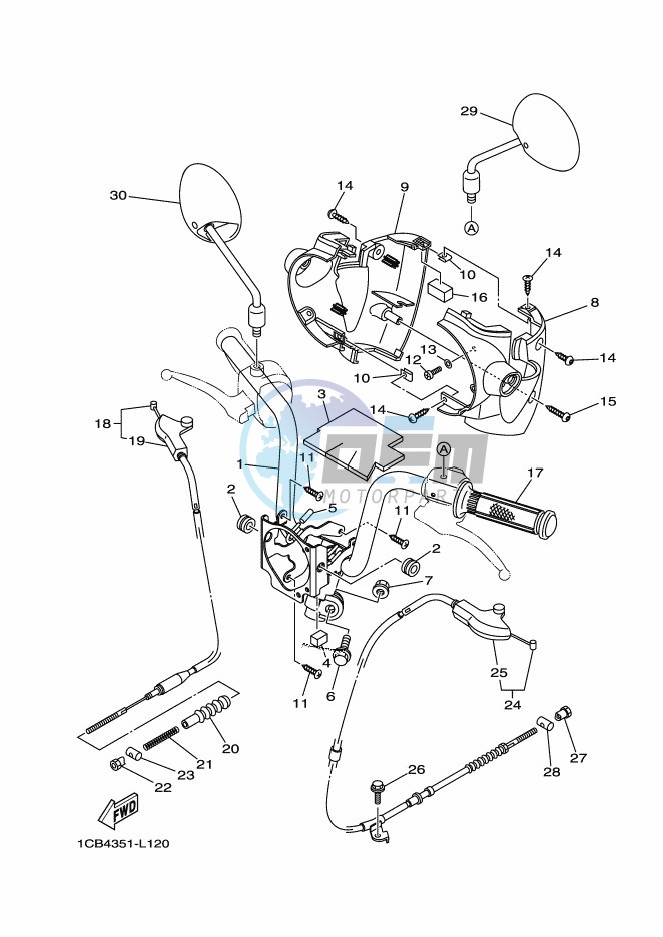 STEERING HANDLE & CABLE