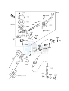 W800 EJ800AGF GB XX (EU ME A(FRICA) drawing Front Master Cylinder