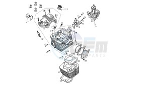 CROSS CITY - 125 CC 4T EU3 drawing CYLINDER