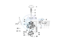 BOULEVARD - 100 CC 4T drawing CARBURETOR