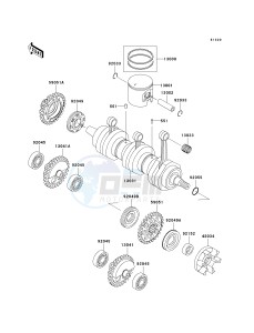 JH 1200 B [ULTRA 150] (B1-B3) [ULTRA 150] drawing CRANKSHAFT_PISTON-- S- -