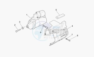 Griso V 1100 IE IE drawing Starter motor