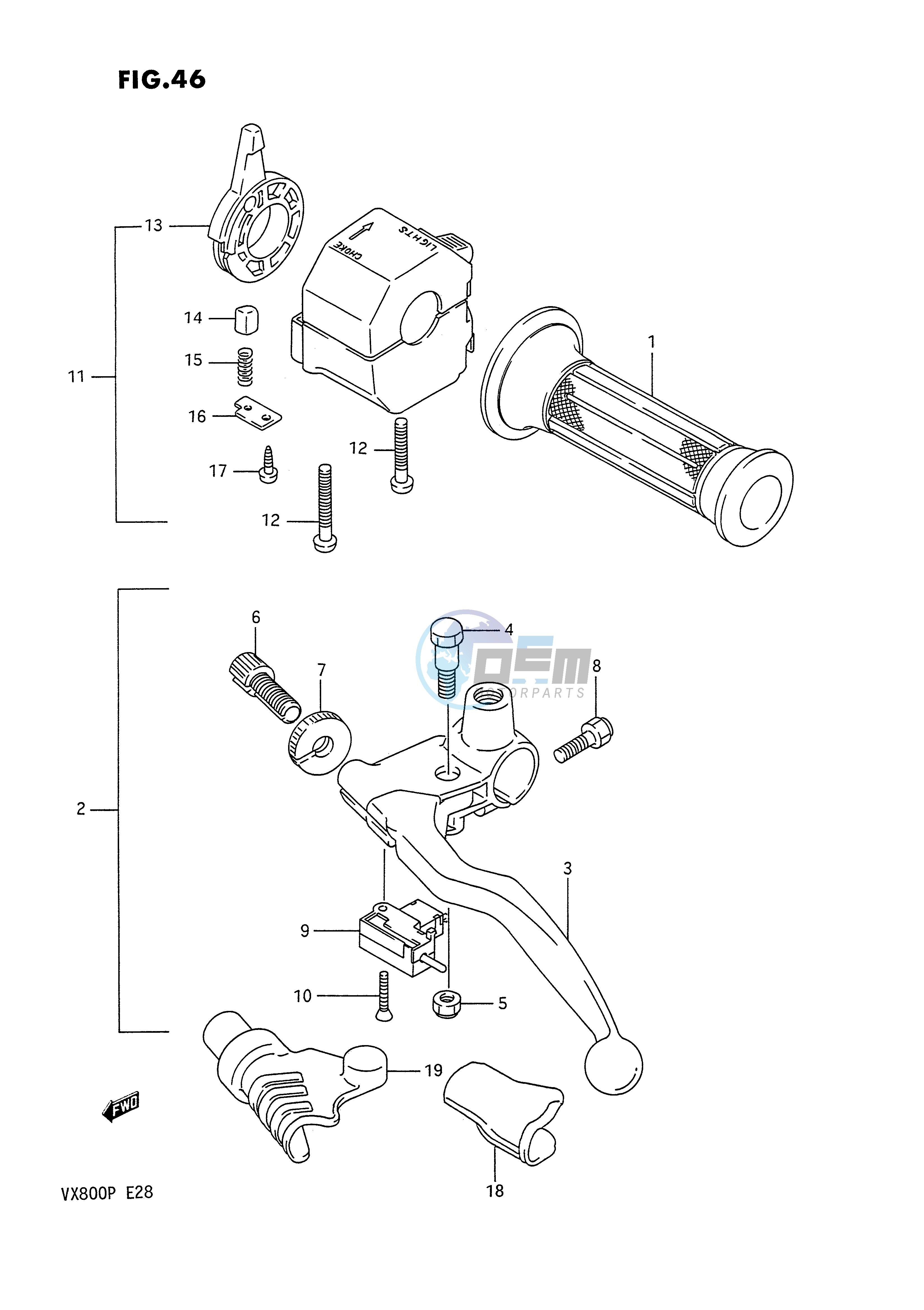 LEFT HANDLE SWITCH