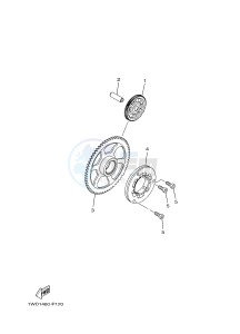 YZF-R3 YZF-R3A 321 R3 (BR53) drawing STARTER CLUTCH