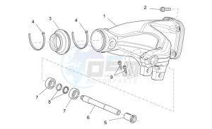 Griso S.E. 1200 8V drawing Swing arm