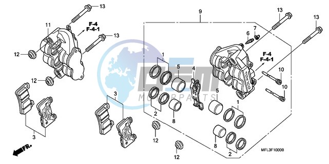 FRONT BRAKE CALIPER