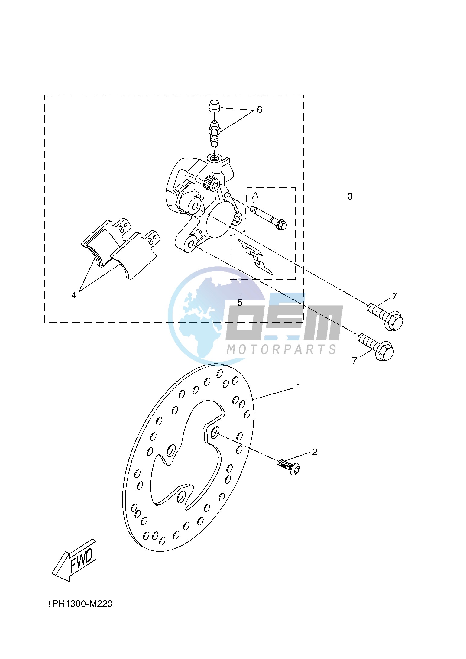 FRONT BRAKE CALIPER