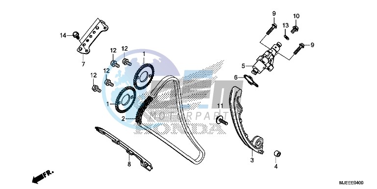 CAM CHAIN/ TENSIONER