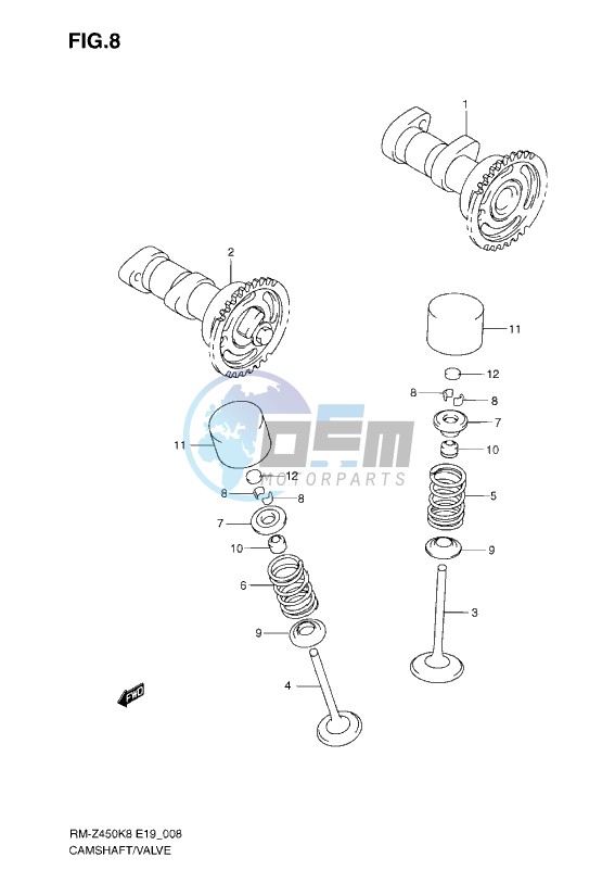 CAMSHAFT VALVE L0