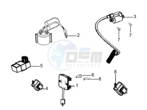 STX 150 drawing Electrical systems