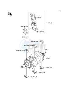 VERSYS KLE650A7F GB XX (EU ME A(FRICA) drawing Crankshaft