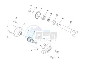 RS4 50 2T (CH, EU, JP) drawing Starter / Electric starter