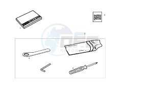 SENDA SM X-RACE - 50 CC 2T EU2 drawing ACCESSORIES