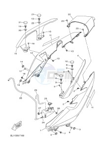 CZD300-A X-MAX 300 (BY31 BY31 BY31 BY31 BY31) drawing SIDE COVER