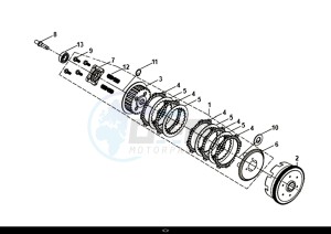 NH-T 125I (MG12B1-EU) (L9-M0) drawing CLUTCH