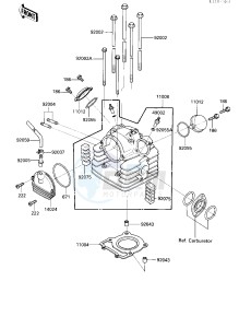 KLT 160 A [KLT160] (A1) [KLT160] drawing CYLINDER HEAD_COVERS