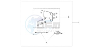 CB600F39 Spain - (SP / ST 25K) drawing HEATED GRIP ATT.