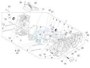 MEDLEY 150 4T IE ABS E3 2020 (APAC) drawing Crankcase