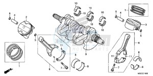 VFR1200FF VFR1200F UK - (E) drawing CRANKSHAFT/ PI STON