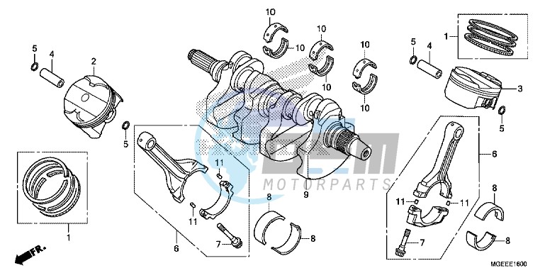 CRANKSHAFT/ PI STON