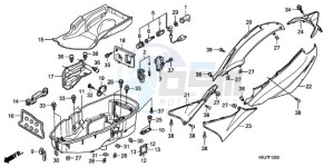 FES150A9 Europe Direct - (ED / ABS 2ED) drawing BODY COVER/LUGGAGE BOX