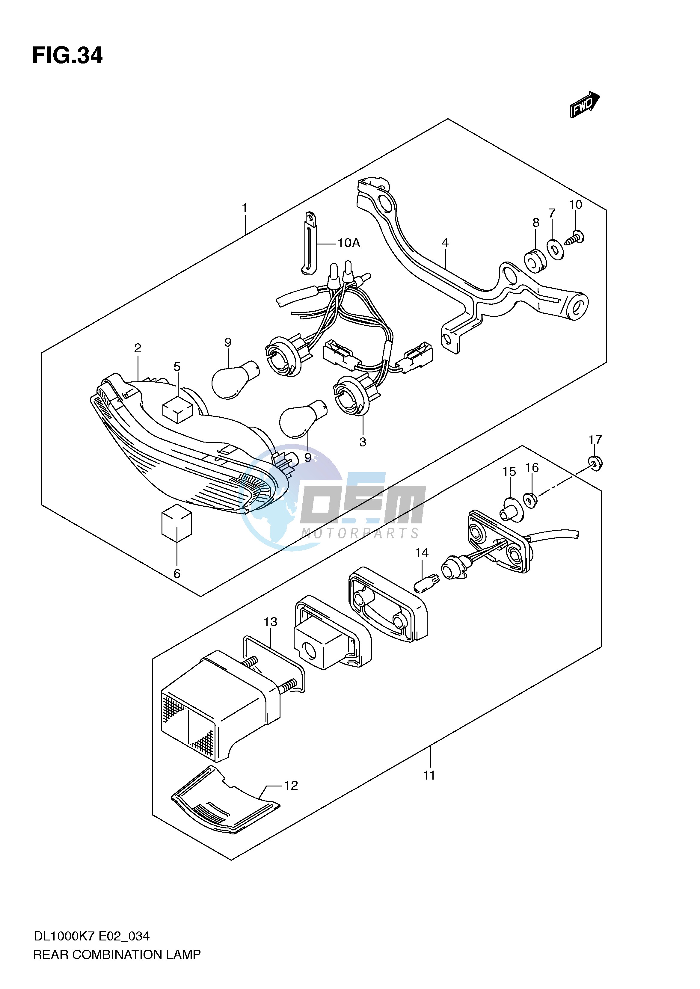 REAR COMBINATION LAMP