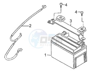 HD 200 drawing BATTERY