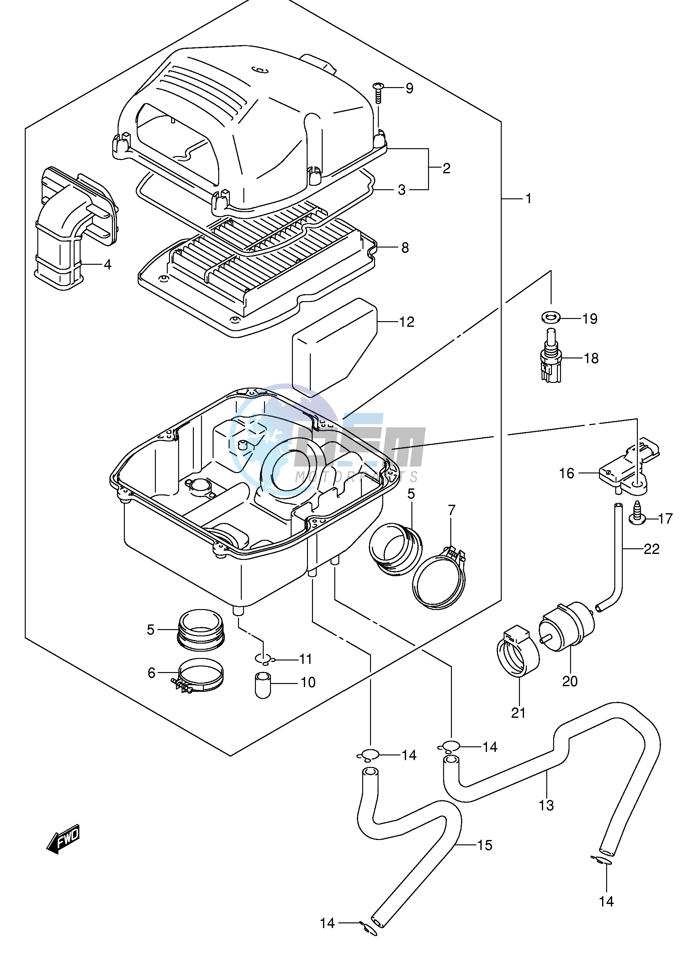 AIR CLEANER (MODEL K3 K4 K5 K6)