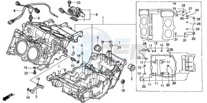 VFR800 drawing CRANKCASE