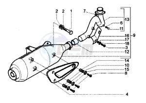 X9 EVOLUTION 250 drawing Silencer