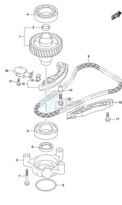 DF 150 drawing Timing Chain