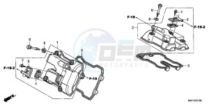 XL1000VAB drawing CYLINDER HEAD COVER