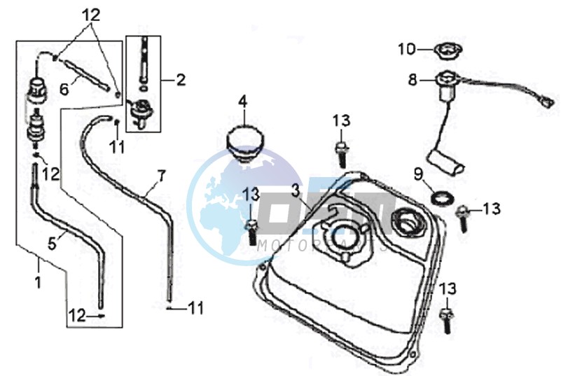 FUEL TANK - FUEL CUT