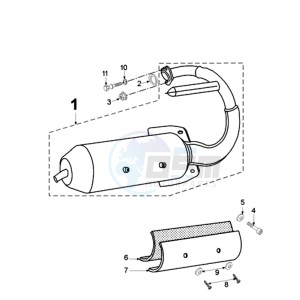 TKR SB2A BE drawing EXHAUST