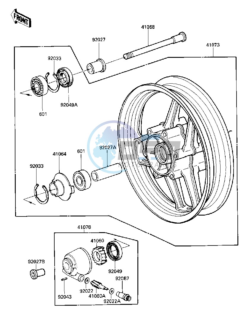 FRONT WHEEL_HUB